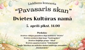 Augšdaugavas novada pasākumi 03.04. – 09.04.