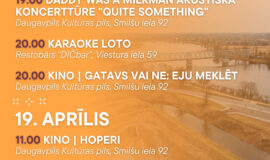 Pasākumi Daugavpilī 17.04.-23.04.2026.