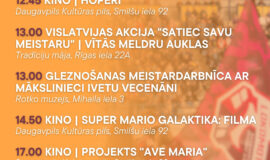 Pasākumi Daugavpilī 24.04.-30.04.2026.