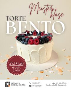MEISTARKLASE “Torte “BENTO””