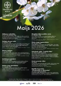 Pasākumi Tradīciju mājā 2026. gada maijā
