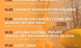 Events in Daugavpils from April 10 to April 16