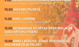 Pasākumi Daugavpilī 24.04.-30.04.2026.