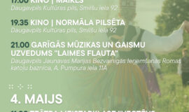 Pasākumi Daugavpilī 01.05.-07.05.2026.
