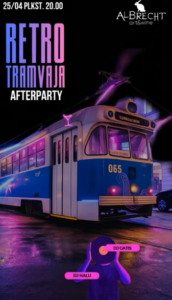 Ballīte retro tramvajā: afterparty