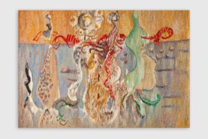 Latviešu tekstilmākslinieces Ivetas Vecenānes personālizstāde “Pārcēlums. Rotko motīvs” Rotko muzejā