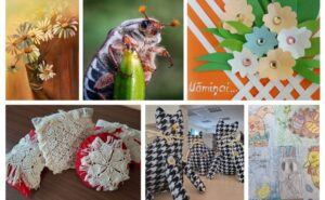 Mākslas un radošo darbu izstādes Latgales Centrālās bibliotēkas filiālēs aprīlī