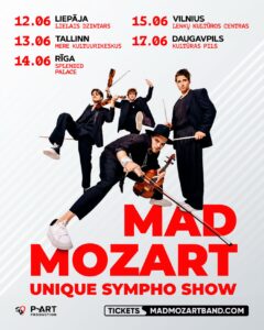 Muzikālais šovs “MAD MOZART” Daugavpils Kultūras pilī