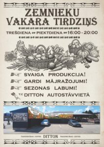 Zemnieku vakara tidziņš Daugavpilī (katru trešdienu un piektdienu)