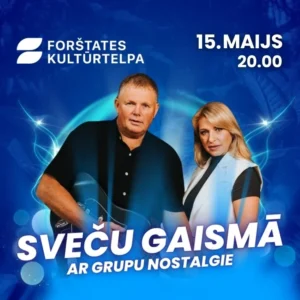 Atpūtas vakars “Sveču gaismā” Forštates kultūrtelpā