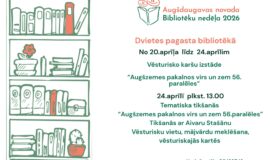 Augšdaugabas novada bibliotēku nedēļa