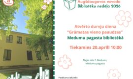 Augšdaugabas novada bibliotēku nedēļa