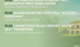 Pasākumi Daugavpilī 15.05.-21.05.2026.