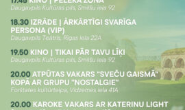 Pasākumi Daugavpilī 15.05.-21.05.2026.