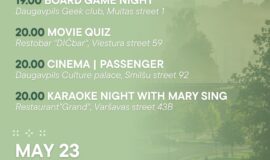 Events in Daugavpils from May 22 to May 28