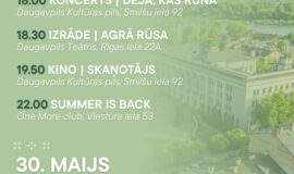 Pasākumi Daugavpilī 29.05.-04.06.2026.