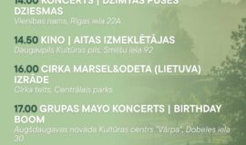 Pasākumi Daugavpilī 22.05.-28.05.2026.