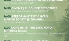 Events in Daugavpils from May 22 to May 28