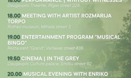 Events in Daugavpils from May 22 to May 28