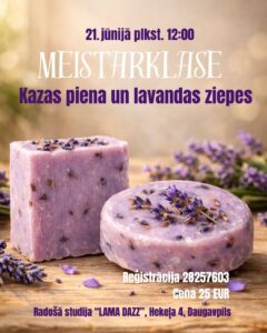 Ziepju meistarklase tekstila studijā “LAMA DAZZ”