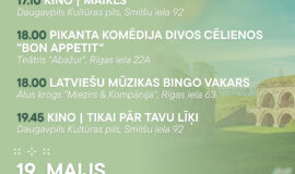 Pasākumi Daugavpilī 15.05.-21.05.2026.