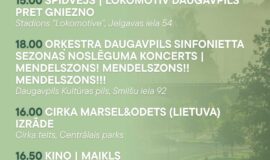 Pasākumi Daugavpilī 22.05.-28.05.2026.