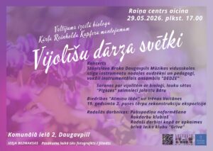 Vijolīšu dārza svētki Raiņa centrā