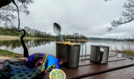 Tūrisma triatlons šoreiz norisinājās uz Latvijas–Lietuvas robežas