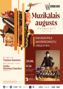 MUZIKĀLAIS AUGUSTS DAUGAVPILĪ 2026 | Spāņu akordeonists Gorka Hermosa un Daugavpils Akordeonistu orķestris