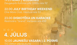 Pasākumi Daugavpilī 03.07.-09.07.2026.