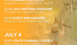 Events in Daugavpils from 3 to 9 July