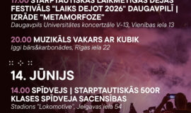 Pasākumi Daugavpilī 12.06.-18.06.2026.