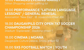 Events in Daugavpils from 3 to 9 July