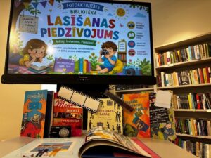 Fotoaktivitāte bibliotēkā “Lasīšanas piedzīvojums bibliotēkā”