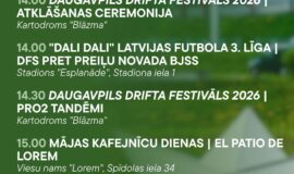 Pasākumi Daugavpilī 10.07.-16.07.2026.