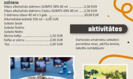 Septembrī durvis vērs Mājas kafejnīcas Sēlijā
