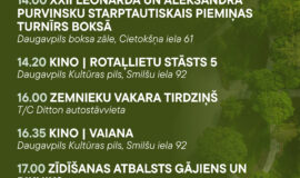 Pasākumi Daugavpilī 07.08.-13.08.2026.