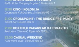 Pasākumi Daugavpilī 24.07.-30.07.2026.