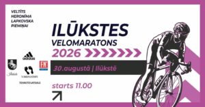 30. augustā tiekamies Ilūkstes velomaratonā