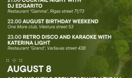 Events in Daugavpils from August 7 to 13