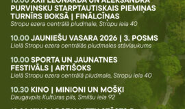 Pasākumi Daugavpilī 07.08.-13.08.2026.