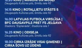Pasākumi Daugavpilī 31.07.-06.08.2026.