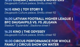 Events in Daugavpils from 31 July to 6 August