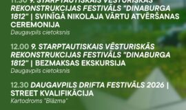 Pasākumi Daugavpilī 10.07.-16.07.2026.