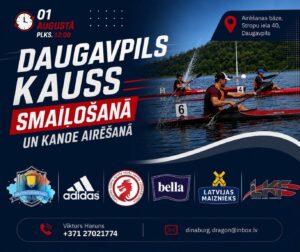 Sporta pasākums “Daugavpils kauss smaiļošanā un kanoe airēšanā”