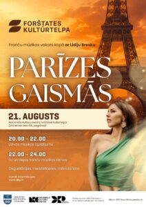 Franču mūzikas vakars “Parīzes gaismās” Forštates kultūrtelpā
