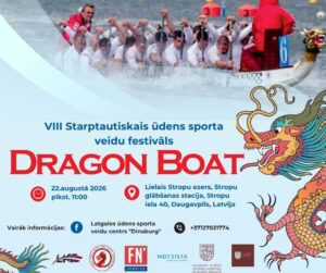 Starptautiskais “Dragon Boat” festivāls 2026