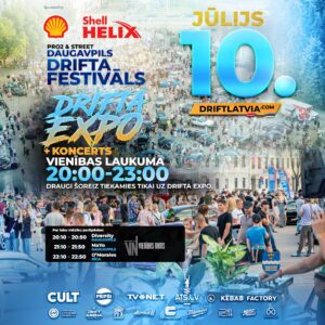 Drifta festivāla atklāšanas parāde un koncertvakars Vienības laukumā