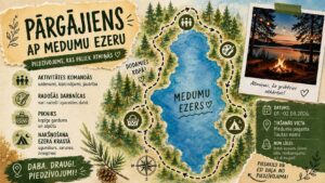 Pārgājiens ap Medumu ezeru
