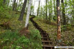 Slutiski ravine trail
